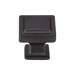 Top Knobs [TK702SAB] Die Cast Zinc Cabinet Knob - Transcend Series - Sable Finish - 1 1/4" Sq.