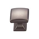 Top Knobs [TK721AG] Die Cast Zinc Cabinet Knob - Contour Series - Ash Gray Finish - 1 1/8&quot; Sq.