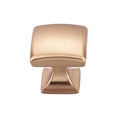 Top Knobs [TK721HB] Die Cast Zinc Cabinet Knob - Contour Series - Honey Bronze Finish - 1 1/8&quot; Sq.