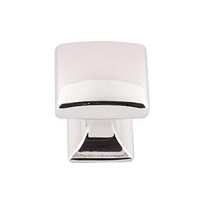 Top Knobs [TK721PN] Die Cast Zinc Cabinet Knob - Contour Series - Polished Nickel Finish - 1 1/8" Sq.