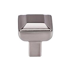 Top Knobs [TK670BSN] Die Cast Zinc Cabinet Knob - Podium Series - Brushed Satin Nickel Finish - 1" Sq.