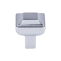 Top Knobs [TK670PC] Die Cast Zinc Cabinet Knob - Podium Series - Polished Chrome Finish - 1" Sq.