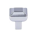 Top Knobs [TK670PC] Die Cast Zinc Cabinet Knob - Podium Series - Polished Chrome Finish - 1&quot; Sq.