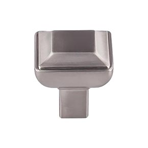 Top Knobs [TK671BSN] Die Cast Zinc Cabinet Knob - Podium Series - Brushed Satin Nickel Finish - 1 1/8" Sq.