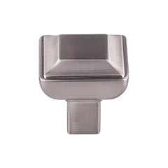 Top Knobs [TK671BSN] Die Cast Zinc Cabinet Knob - Podium Series - Brushed Satin Nickel Finish - 1 1/8" Sq.