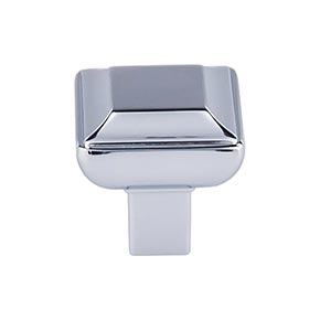 Top Knobs [TK671PC] Die Cast Zinc Cabinet Knob - Podium Series - Polished Chrome Finish - 1 1/8" Sq.