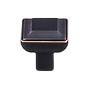 Top Knobs [TK671UM] Die Cast Zinc Cabinet Knob - Podium Series - Umbrio Finish - 1 1/8&quot; Sq.