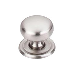 Top Knobs [M1315] Solid Brass Cabinet Knob - Victoria Series - Brushed Satin Nickel Finish - 1 1/4&quot; Dia.