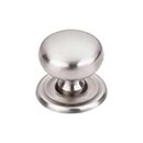 Top Knobs [M1315] Solid Brass Cabinet Knob - Victoria Series - Brushed Satin Nickel Finish - 1 1/4" Dia.