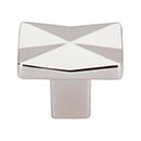 Top Knobs [TK560PN] Die Cast Zinc Cabinet Knob - Quilted Series - Polished Nickel Finish - 1 1/4" L