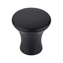 Top Knobs [TK590BLK] Die Cast Zinc Cabinet Knob - Oculus Series - Flat Black Finish - 7/8" Dia.