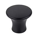 Top Knobs [TK591BLK] Die Cast Zinc Cabinet Knob - Oculus Series - Flat Black Finish - 1 1/8" Dia.