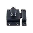 Top Knobs [M1781] Solid Brass Cupboard Turn Latch - Flat Black Finish - 2&quot; W