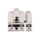 Top Knobs [M1784] Solid Brass Cupboard Turn Latch - Polished Nickel Finish - 2&quot; W