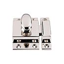 Top Knobs [M1784] Solid Brass Cupboard Turn Latch - Polished Nickel Finish - 2" W