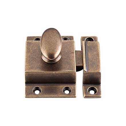 Top Knobs [M1785] Solid Brass Cupboard Turn Latch - German Bronze Finish - 2" W
