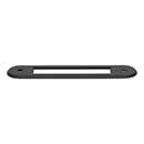 Top Knobs [TK3352BLK] Die Cast Zinc Cabinet Pull Backplate - Brockwell Series - Flat Black Finish - 3 3/4" C/C - 4 3/4" L