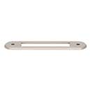 Top Knobs [TK3352BSN] Die Cast Zinc Cabinet Pull Backplate - Brockwell Series - Brushed Satin Nickel Finish - 3 3/4" C/C - 4 3/4" L