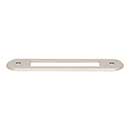 Top Knobs [TK3352PN] Die Cast Zinc Cabinet Pull Backplate - Brockwell Series - Polished Nickel Finish - 3 3/4" C/C - 4 3/4" L