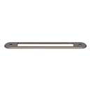 Top Knobs [TK3353AG] Die Cast Zinc Cabinet Pull Backplate - Brockwell Series - Ash Gray Finish - 5 1/16" C/C - 6 1/16" L
