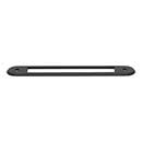 Top Knobs [TK3353BLK] Die Cast Zinc Cabinet Pull Backplate - Brockwell Series - Flat Black Finish - 5 1/16" C/C - 6 1/16" L