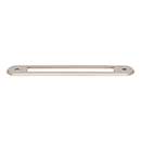Top Knobs [TK3353BSN] Die Cast Zinc Cabinet Pull Backplate - Brockwell Series - Brushed Satin Nickel Finish - 5 1/16" C/C - 6 1/16" L