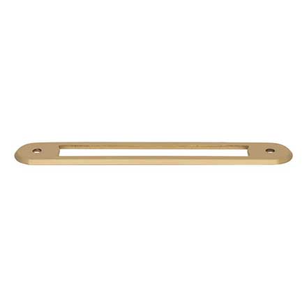 Top Knobs [TK3353HB] Die Cast Zinc Cabinet Pull Backplate - Brockwell Series - Honey Bronze Finish - 5 1/16" C/C - 6 1/16" L
