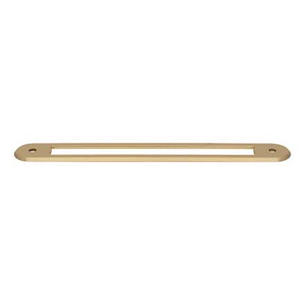 Top Knobs [TK3354HB] Die Cast Zinc Cabinet Pull Backplate - Brockwell Series - Honey Bronze Finish - 6 5/16&quot; C/C - 7 5/16&quot; L