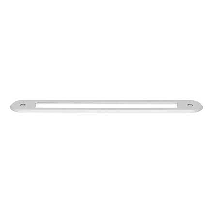 Top Knobs [TK3354PC] Die Cast Zinc Cabinet Pull Backplate - Brockwell Series - Polished Chrome Finish - 6 5/16" C/C - 7 5/16" L
