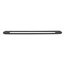 Top Knobs [TK3355BLK] Die Cast Zinc Cabinet Pull Backplate - Brockwell Series - Flat Black Finish - 7 9/16" C/C - 8 9/16" L