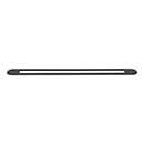 Top Knobs [TK3356BLK] Die Cast Zinc Cabinet Pull Backplate - Brockwell Series - Flat Black Finish - 8 13/16" C/C - 9 13/16" L