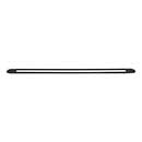 Top Knobs [TK3357BLK] Die Cast Zinc Cabinet Pull Backplate - Brockwell Series - Flat Black Finish - 12" C/C - 13" L