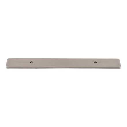 Top Knobs [TK3281BSN] Die Cast Zinc Cabinet Pull Backplate - Radcliffe Series - Brushed Satin Nickel Finish - 3 3/4" C/C - 6 3/4" L
