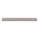 Top Knobs [TK3281BSN] Die Cast Zinc Cabinet Pull Backplate - Radcliffe Series - Brushed Satin Nickel Finish - 3 3/4" C/C - 6 3/4" L