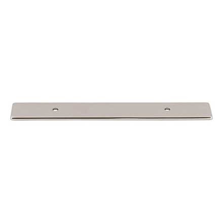 Top Knobs [TK3281PN] Die Cast Zinc Cabinet Pull Backplate - Radcliffe Series - Polished Nickel Finish - 3 3/4&quot; C/C - 6 3/4&quot; L