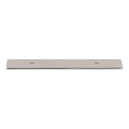 Top Knobs [TK3281PN] Die Cast Zinc Cabinet Pull Backplate - Radcliffe Series - Polished Nickel Finish - 3 3/4" C/C - 6 3/4" L