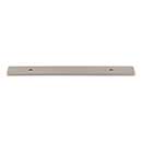 Top Knobs [TK3282BSN] Die Cast Zinc Cabinet Pull Backplate - Radcliffe Series - Brushed Satin Nickel Finish - 5 1/16" C/C - 8 1/16" L