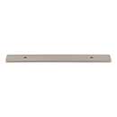 Top Knobs [TK3282BSN] Die Cast Zinc Cabinet Pull Backplate - Radcliffe Series - Brushed Satin Nickel Finish - 5 1/16" C/C - 8 1/16" L