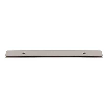 Top Knobs [TK3282PN] Die Cast Zinc Cabinet Pull Backplate - Radcliffe Series - Polished Nickel Finish - 5 1/16" C/C - 8 1/16" L