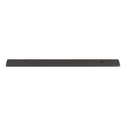 Top Knobs [TK3283AG] Die Cast Zinc Cabinet Pull Backplate - Radcliffe Series - Ash Gray Finish - 6 5/16&quot; C/C - 9 5/16&quot; L