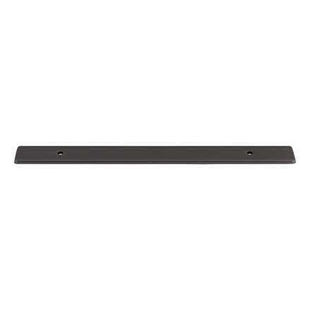 Top Knobs [TK3283AG] Die Cast Zinc Cabinet Pull Backplate - Radcliffe Series - Ash Gray Finish - 6 5/16&quot; C/C - 9 5/16&quot; L