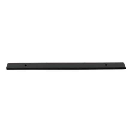 Top Knobs [TK3283BLK] Die Cast Zinc Cabinet Pull Backplate - Radcliffe Series - Flat Black Finish - 6 5/16" C/C - 9 5/16" L