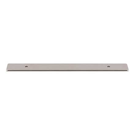 Top Knobs [TK3283PN] Die Cast Zinc Cabinet Pull Backplate - Radcliffe Series - Polished Nickel Finish - 6 5/16" C/C - 9 5/16" L
