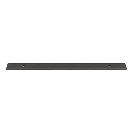 Top Knobs [TK3284AG] Die Cast Zinc Cabinet Pull Backplate - Radcliffe Series - Ash Gray Finish - 7 9/16&quot; C/C - 10 9/16&quot; L