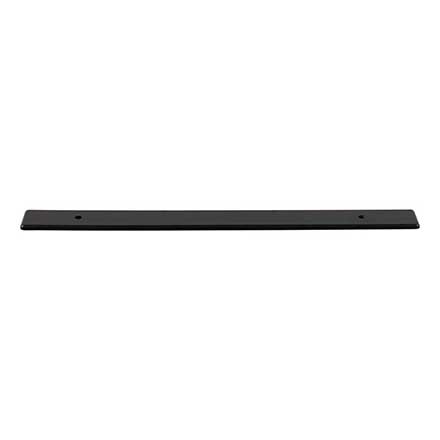 Top Knobs [TK3284BLK] Die Cast Zinc Cabinet Pull Backplate - Radcliffe Series - Flat Black Finish - 7 9/16" C/C - 10 9/16" L