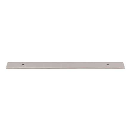 Top Knobs [TK3284PN] Die Cast Zinc Cabinet Pull Backplate - Radcliffe Series - Polished NIckel Finish - 7 9/16&quot; C/C - 10 9/16&quot; L