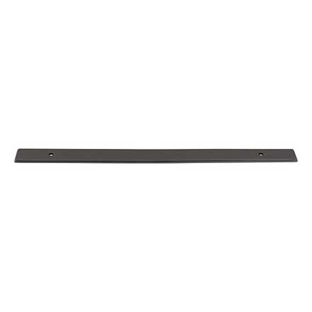 Top Knobs [TK3285AG] Die Cast Zinc Cabinet Pull Backplate - Radcliffe Series - Ash Gray Finish - 8 13/16&quot; C/C - 11 13/16&quot; L