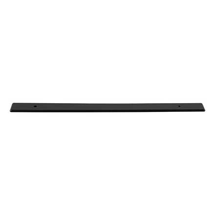 Top Knobs [TK3285BLK] Die Cast Zinc Cabinet Pull Backplate - Radcliffe Series - Flat Black Finish - 8 13/16" C/C - 11 13/16" L