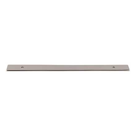 Top Knobs [TK3285PN] Die Cast Zinc Cabinet Pull Backplate - Radcliffe Series - Polished Nickel Finish - 8 13/16&quot; C/C - 11 13/16&quot; L
