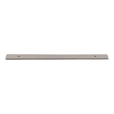 Top Knobs [TK3285PN] Die Cast Zinc Cabinet Pull Backplate - Radcliffe Series - Polished Nickel Finish - 8 13/16" C/C - 11 13/16" L